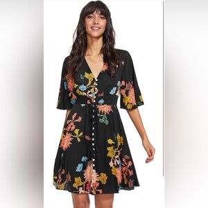 Floral Button Down Dress